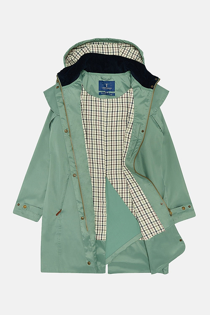 Outrider 3/4 Length Waterproof Raincoat - Sage-Lighthouse