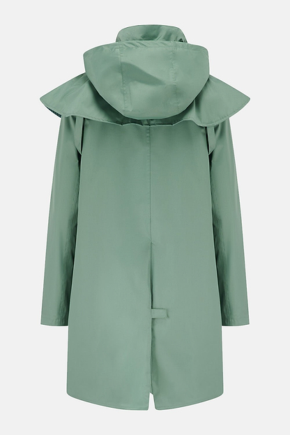 Outrider 3/4 Length Waterproof Raincoat - Sage-Lighthouse
