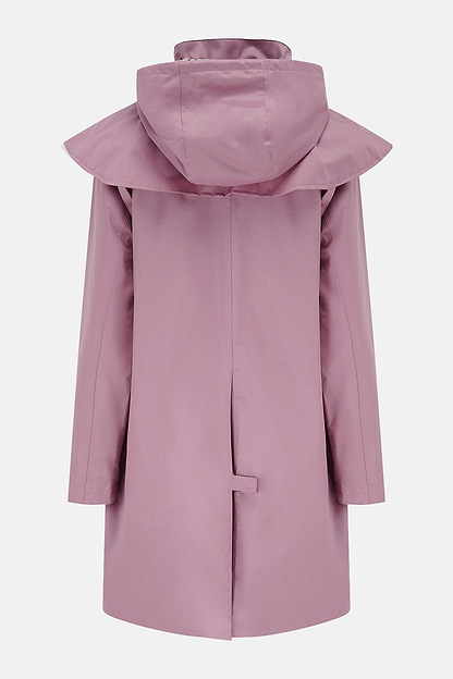 Outrider 3/4 Length Waterproof Raincoat - Wild Rose-Lighthouse