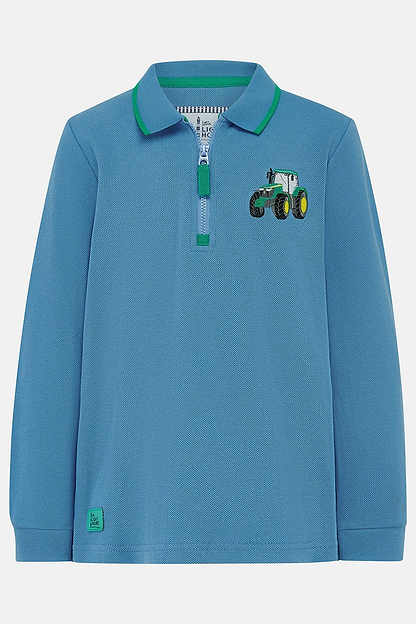 Pier Long Sleeve Top - Green Tractor-Lighthouse