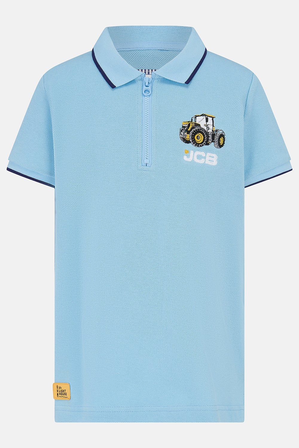 Pier Short Sleeve Polo Shirt - JCB Print - Lighthouse