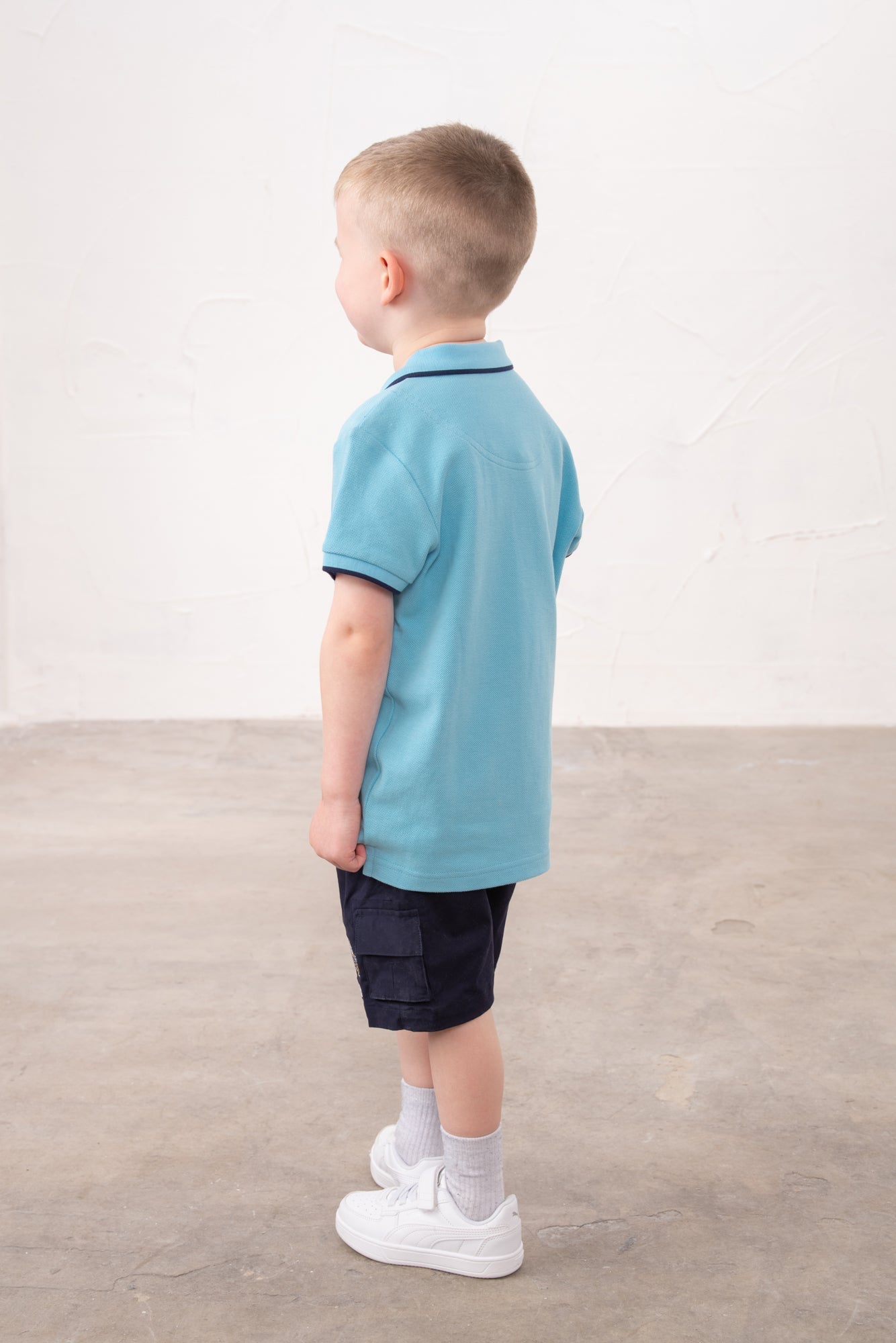 Pier Short Sleeve Polo Shirt - JCB Print - Lighthouse