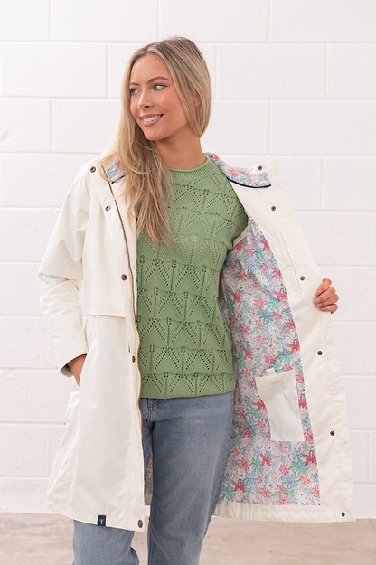 Pippa Coat - Coconut - Lighthouse