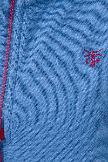 Robyn Girls Half Zip Jersey - Cornflower - Lighthouse
