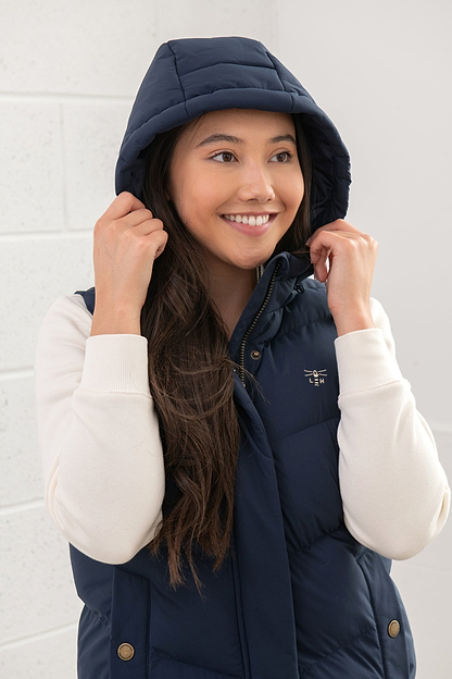 Savannah Long Gilet - Navy - Lighthouse