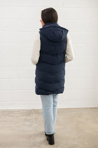 Savannah Long Gilet - Navy - Lighthouse