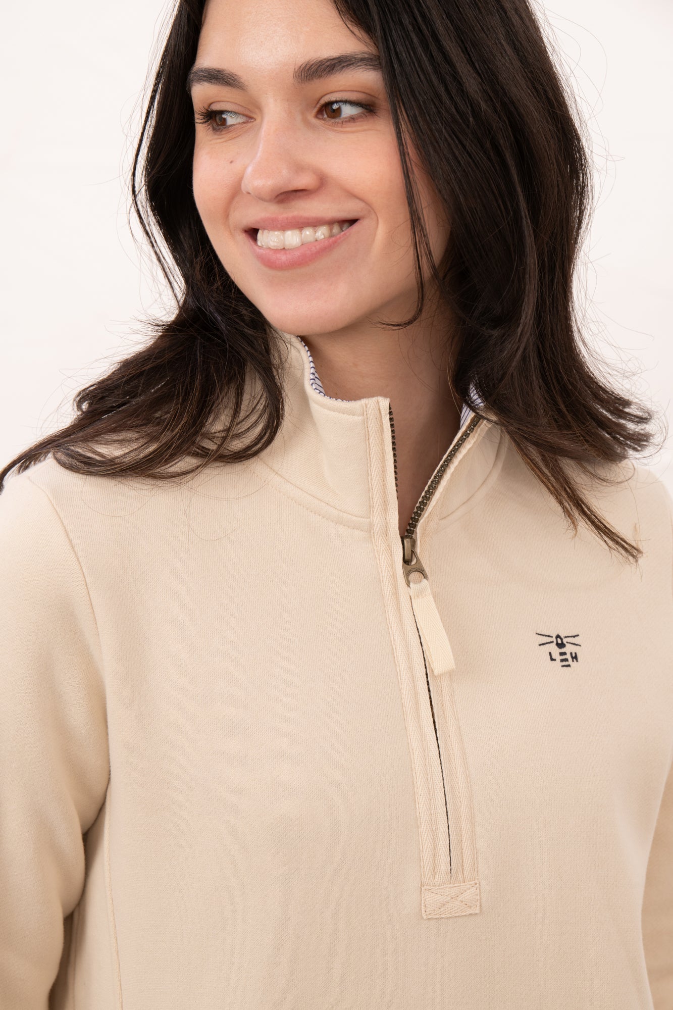 Shore Sweatshirt - Cream - Lighthouse