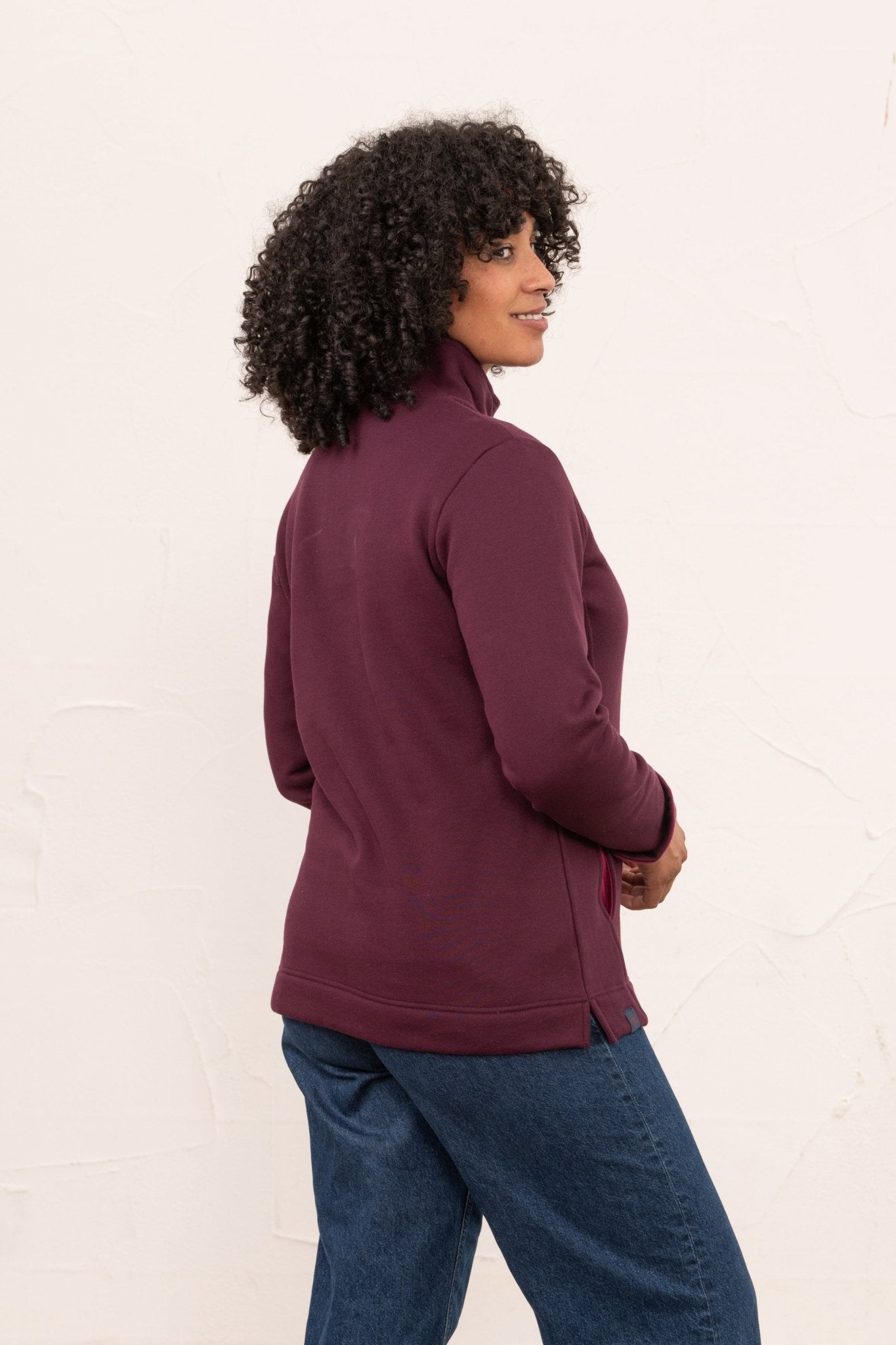 Shore Sweatshirt - Damson-Lighthouse