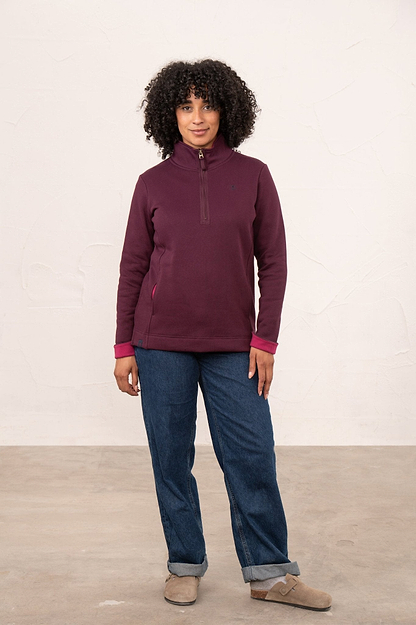 Shore Sweatshirt - Damson-Lighthouse