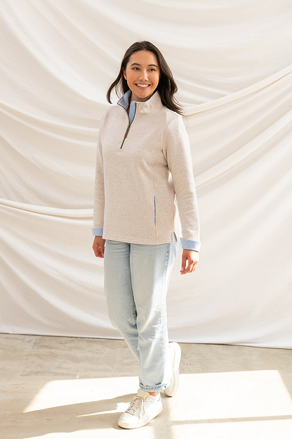 Shore Sweatshirt - Oatmeal - Lighthouse