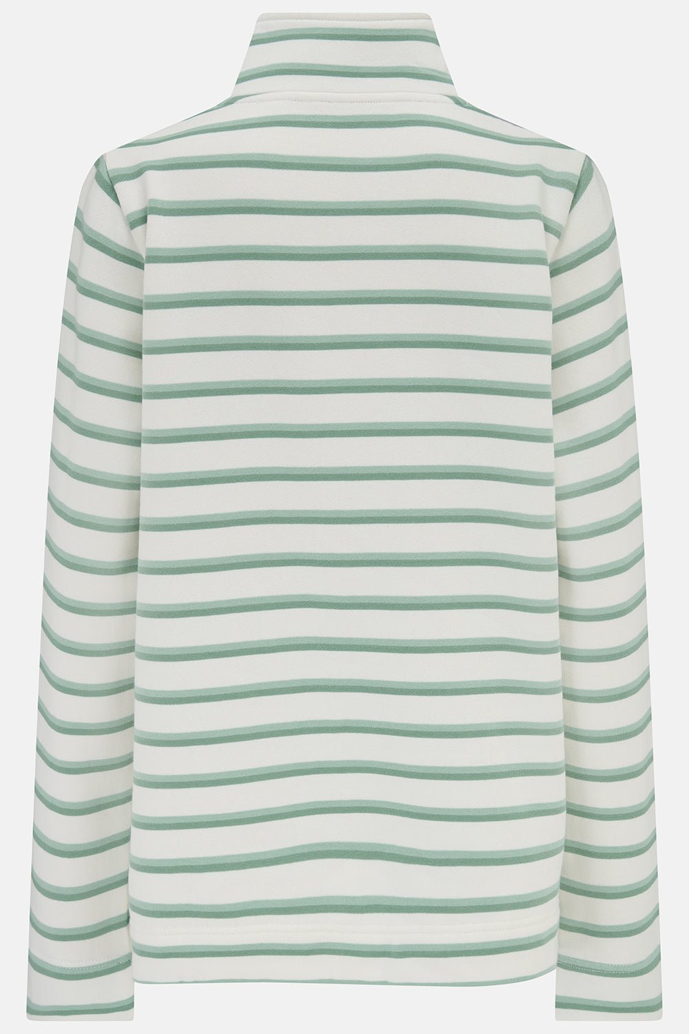 Shore Sweatshirt - Pistachio Basil Stripe - Lighthouse