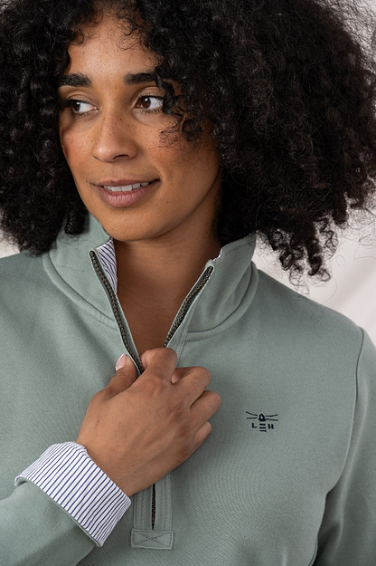 Shore Sweatshirt - Sage - Lighthouse