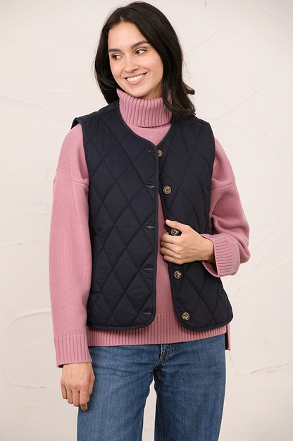 Sloane Gilet - Navy-Lighthouse