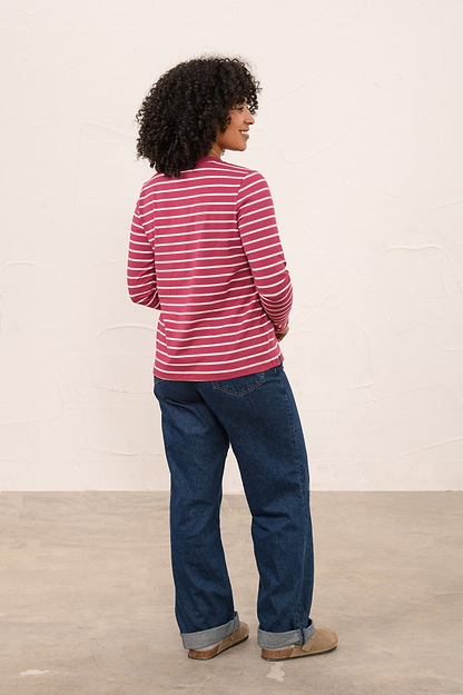 Sorcha Top - Berry Pink Stripe-Lighthouse