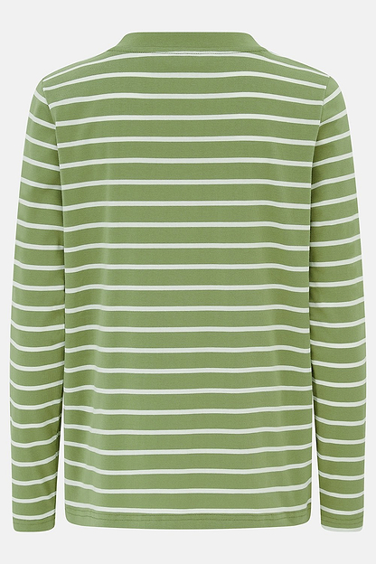 Sorcha Top - Moss Stripe-Lighthouse
