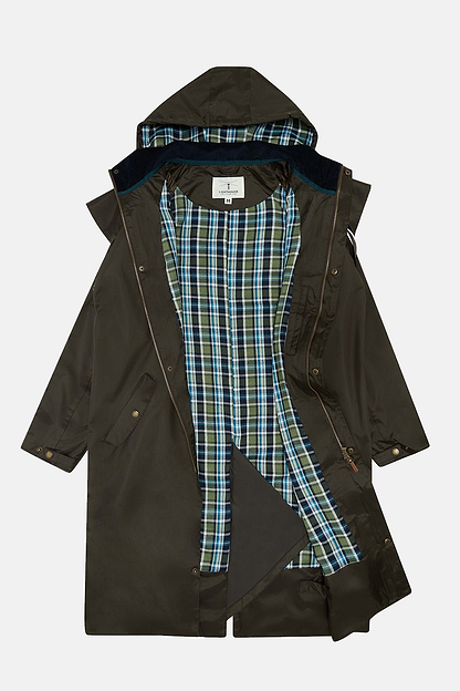 Stockman Full Length Rain Coat - Chocolate-Lighthouse