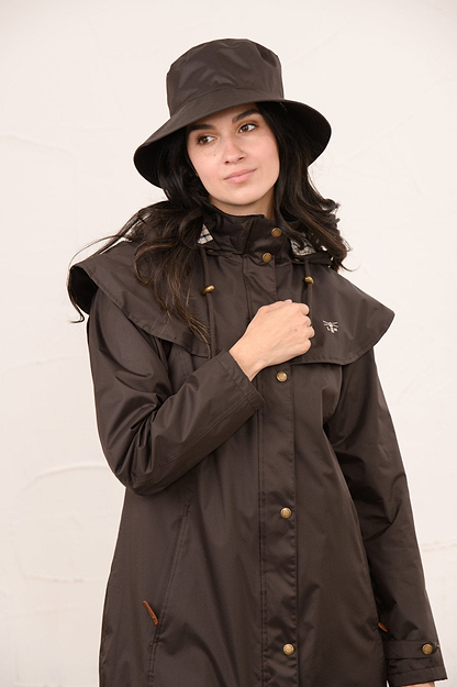 Storm Rain Hat - Chocolate-Lighthouse