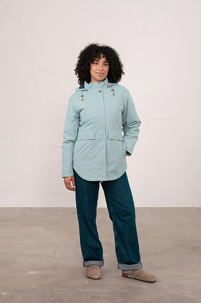 Tess Coat - Duck Egg-Lighthouse