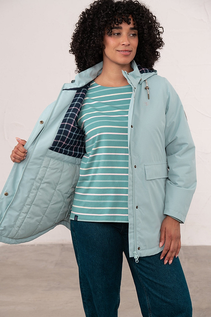 Tess Coat - Duck Egg-Lighthouse