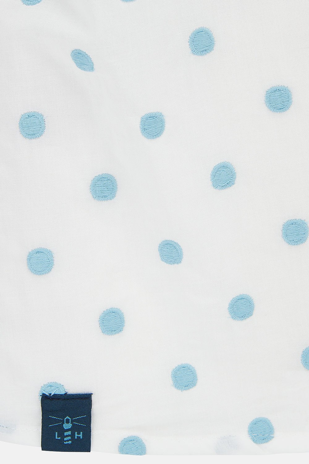 Thea Cotton Blouse - Blue Dot - Lighthouse