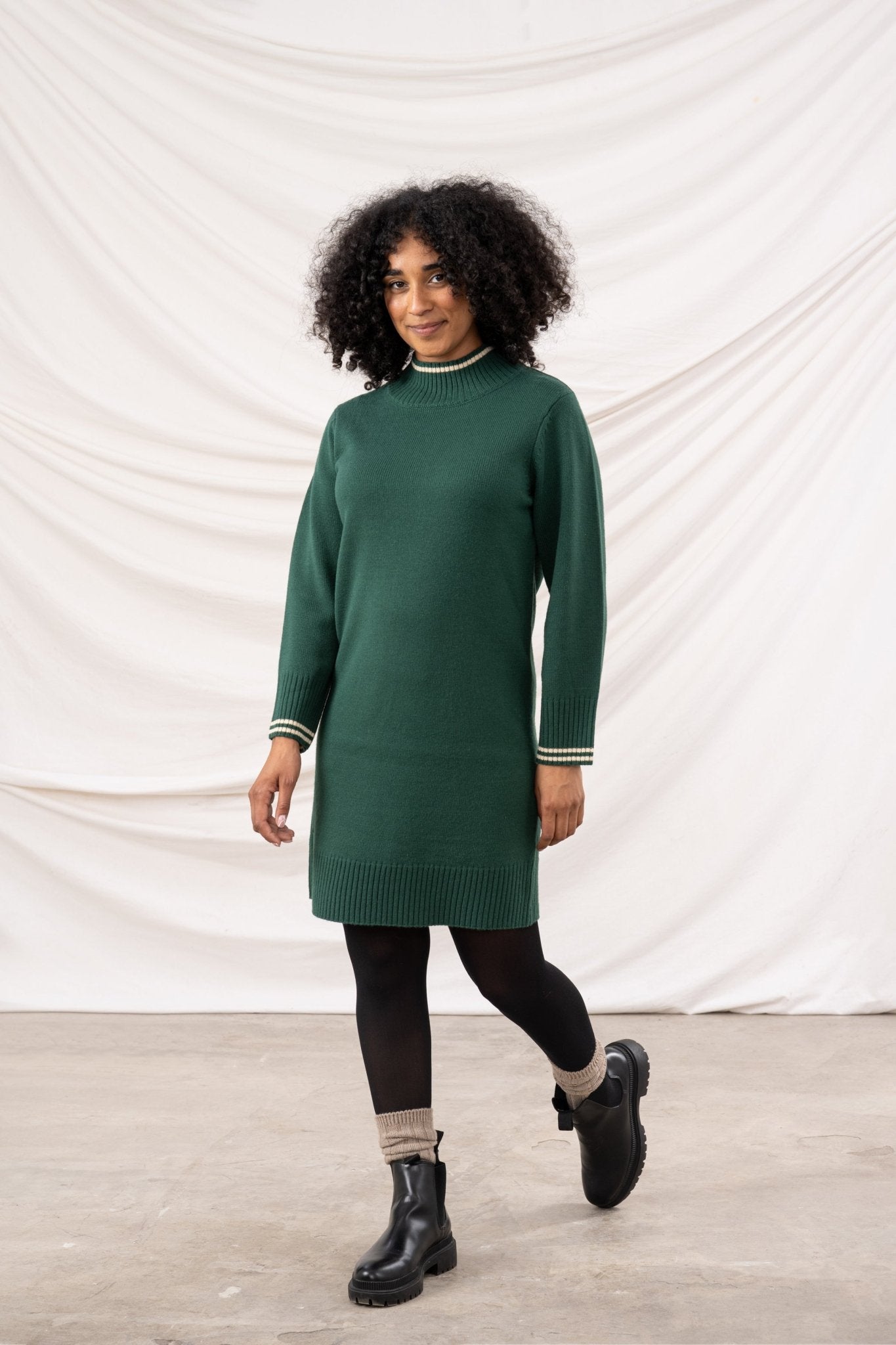 Vanessa Dress - Pine - Lighthouse