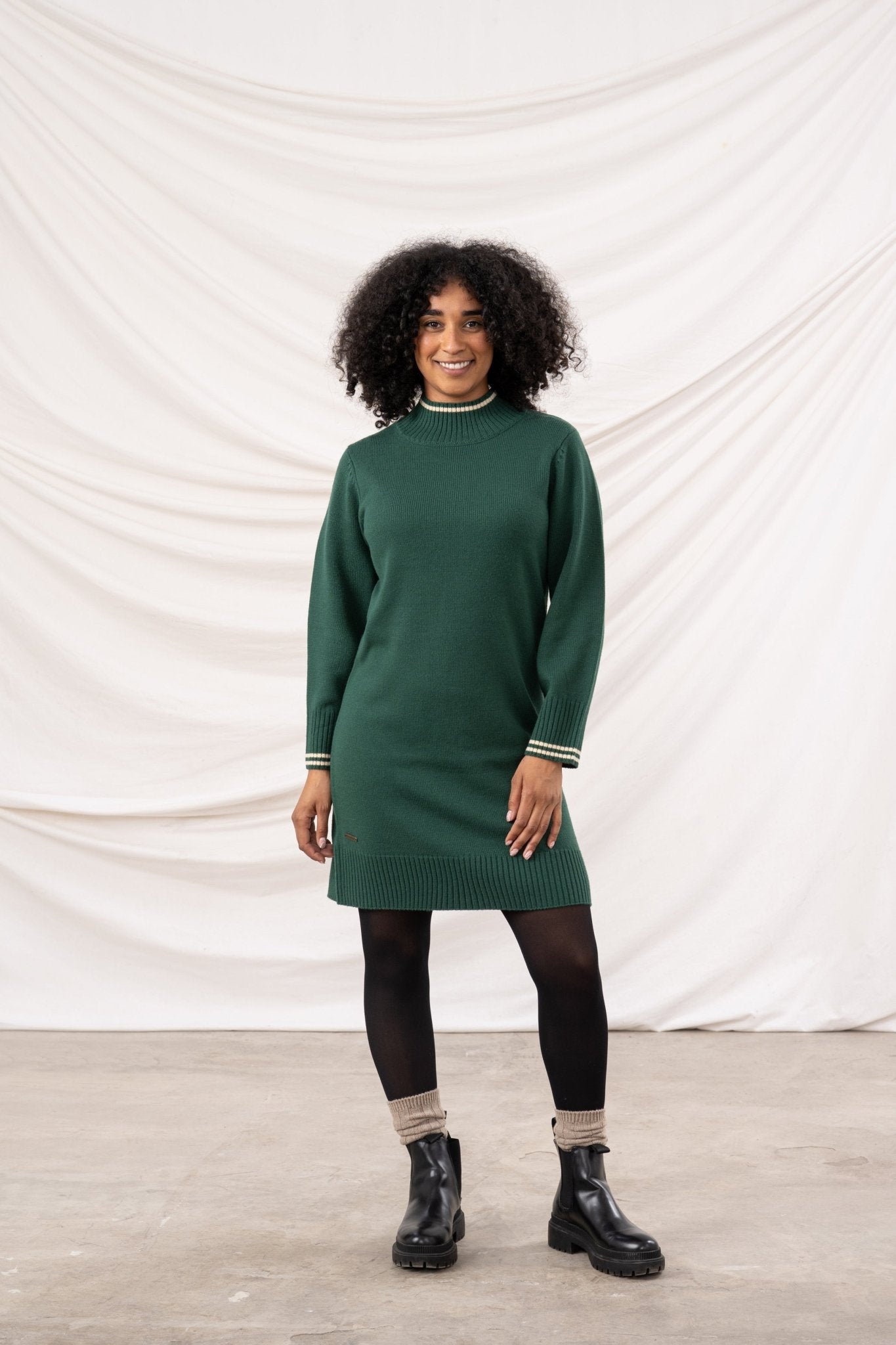 Vanessa Dress - Pine - Lighthouse