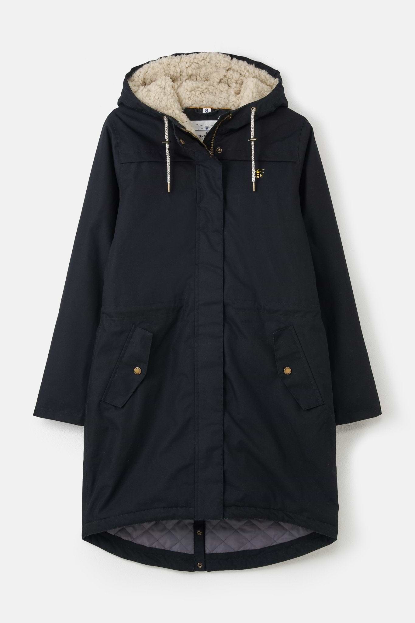 Abigail Coat. Fleece Lined Padded Raincoat | Lighthouse