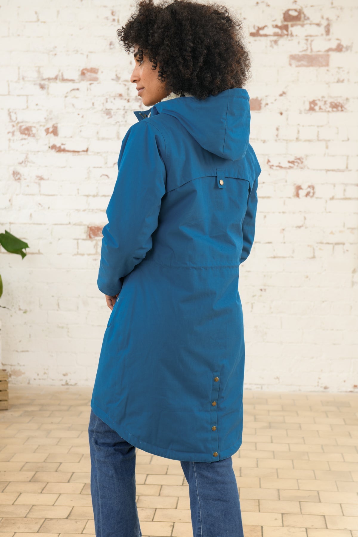 Abigail Coat - Teal-Lighthouse