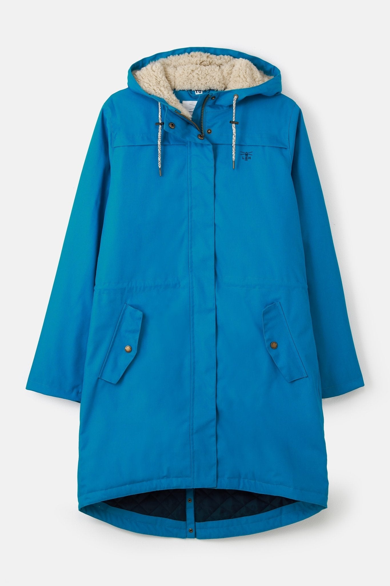 Abigail Coat - Teal-Lighthouse