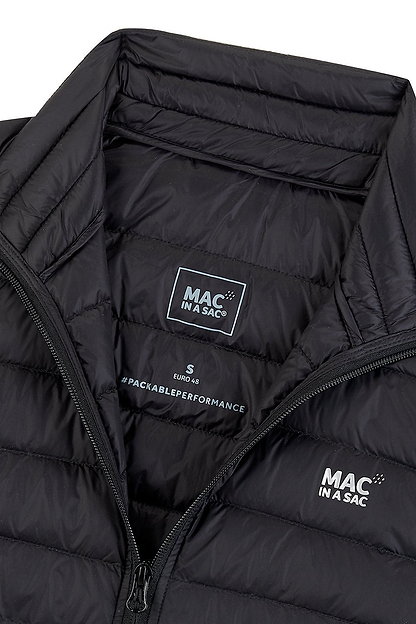 Alpine Mens Down Gilet - Jet Black-Mac in a Sac