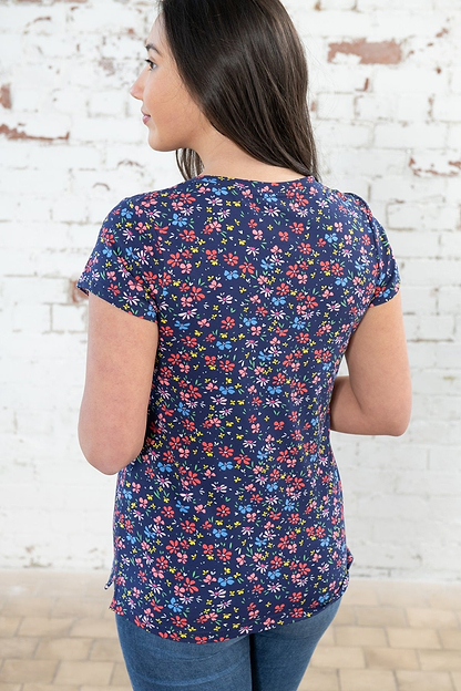 Ariana Tee - Multi Floral-Lighthouse