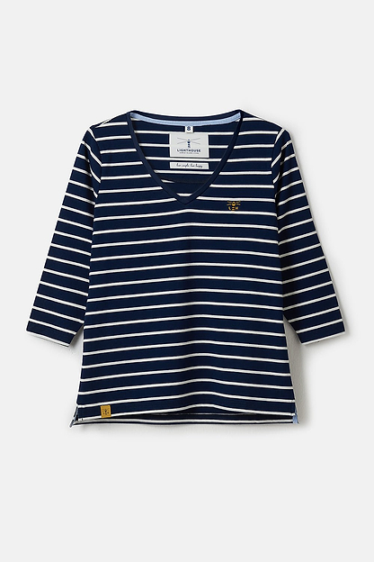 Ariana Top - Midnight Stripe - Lighthouse