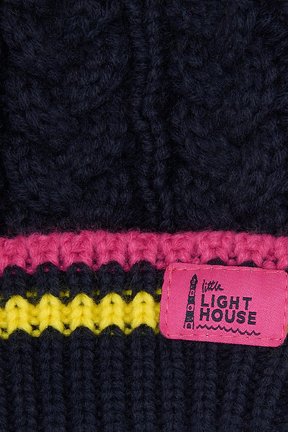 Bobbie Bobble Hat - Navy Lemon-Lighthouse