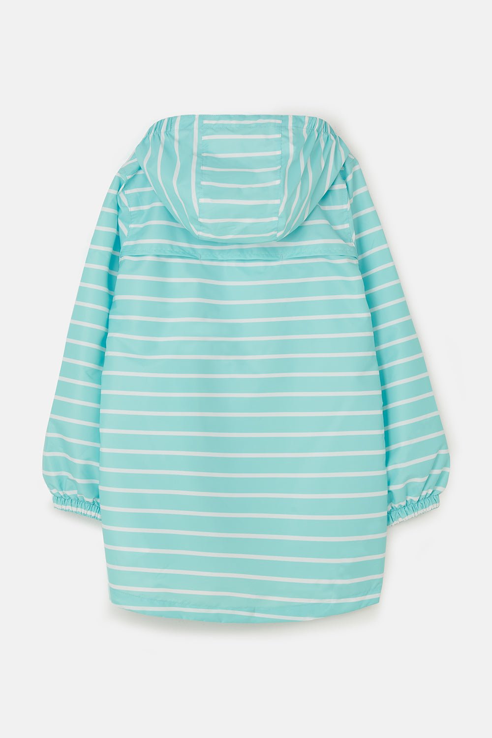 Cara Kids Rain Parka - Soft Turquoise Stripe-Lighthouse