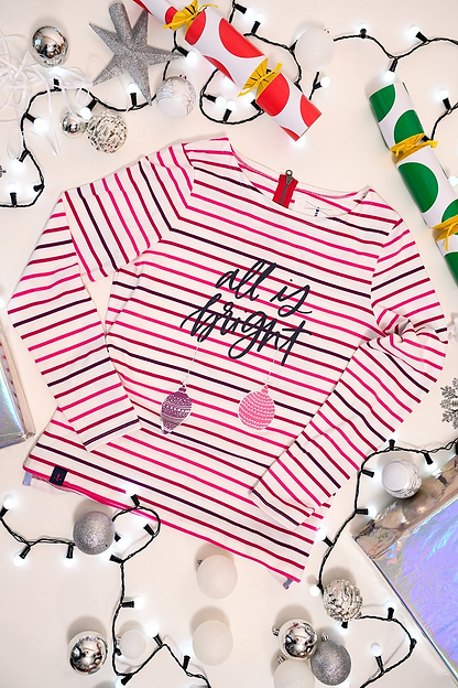 Causeway Breton Top - Christmas - Lighthouse