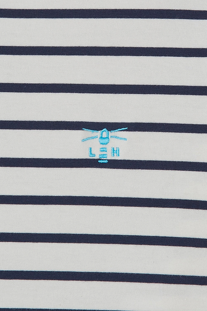 Causeway Breton Top - Cloud Midnight Stripe-Lighthouse