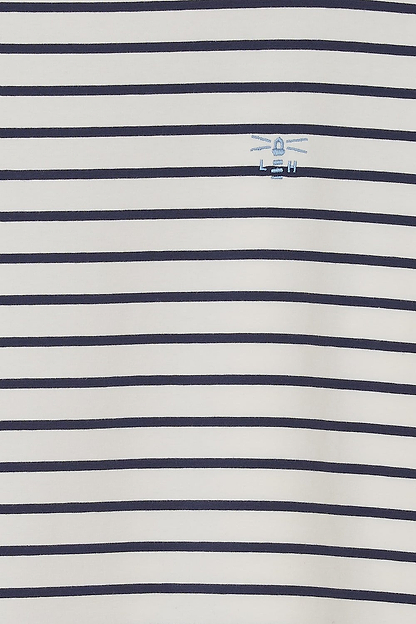 Causeway Breton Top - Cloud Midnight Stripe-Lighthouse