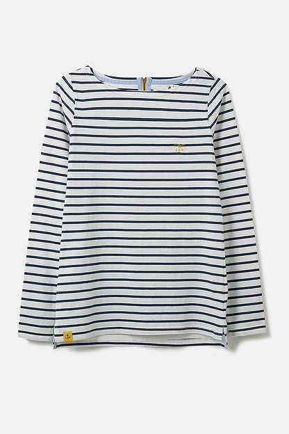 Causeway Breton Top - Cloud Midnight Stripe - Lighthouse