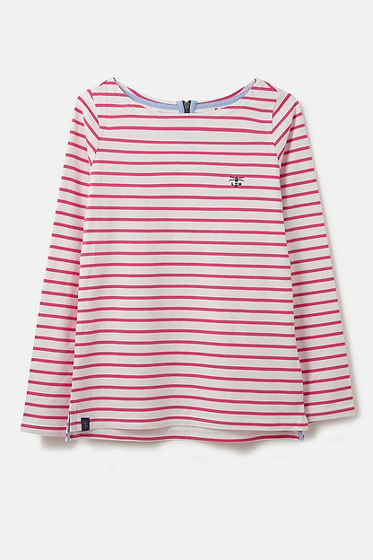 Causeway Breton Top - Scarlet Stripe-Lighthouse