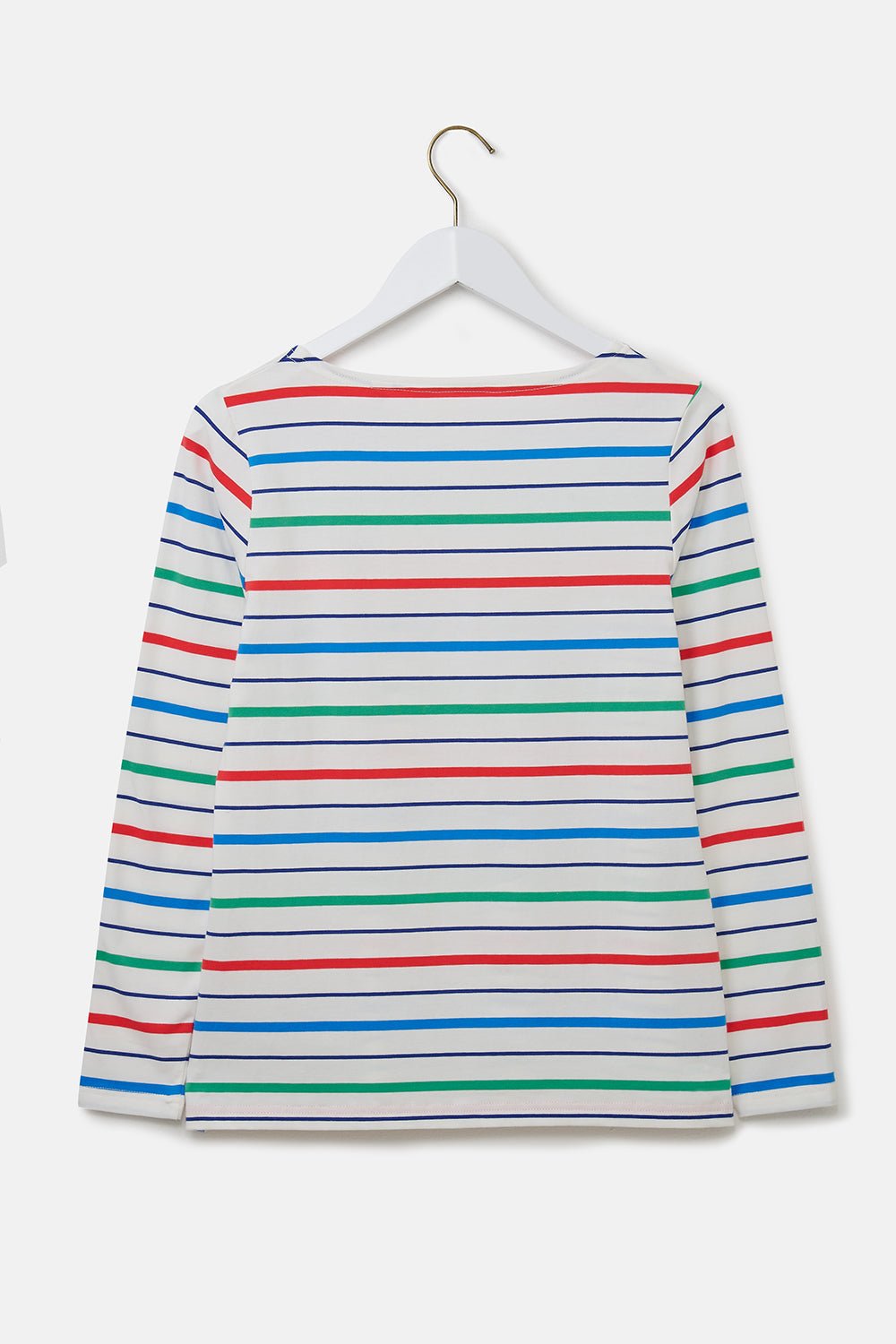 Causeway Breton Top - Seagrass Blue Poppy Stripe-Lighthouse