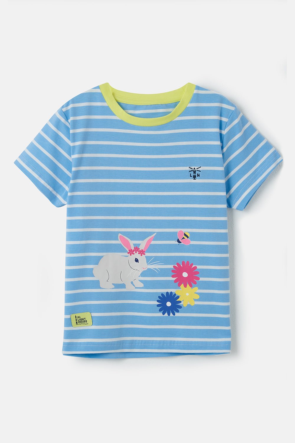 Causeway Short Sleeve - Blue Stripe Bunny-Lighthouse