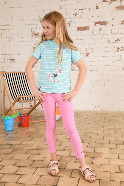 Causeway Short Sleeve - Carousel Print - Lighthouse