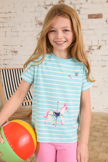 Causeway Short Sleeve - Carousel Print - Lighthouse