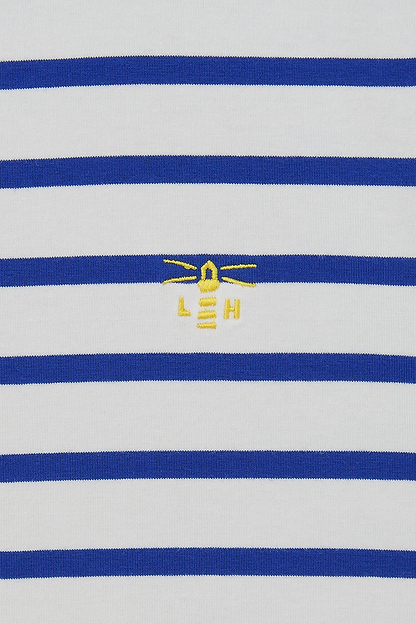 Causeway Tee - Indigo Stripe-Lighthouse