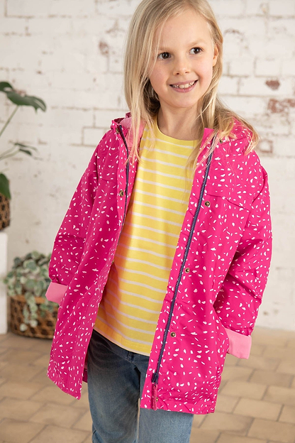 Charlotte Parka - Bright Pink Print-Lighthouse