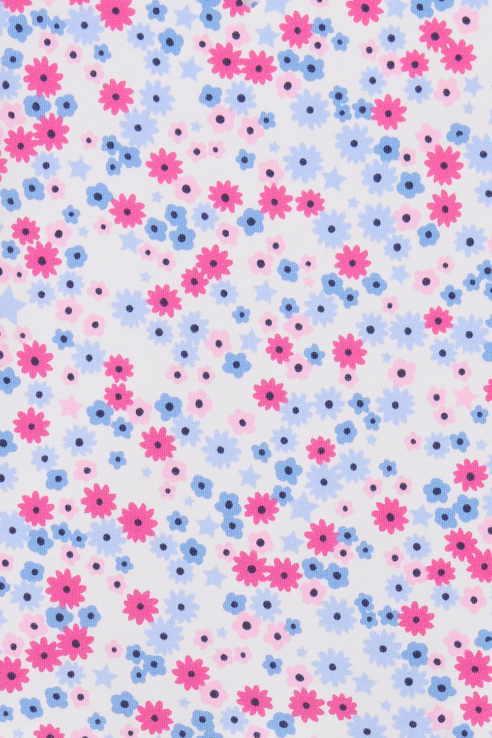 Ellie Dress -Pink Denim Floral