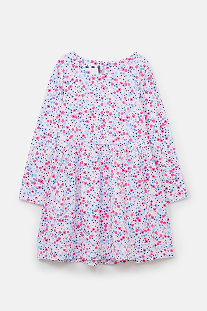 Ellie Dress - Pink Blue Floral-Lighthouse