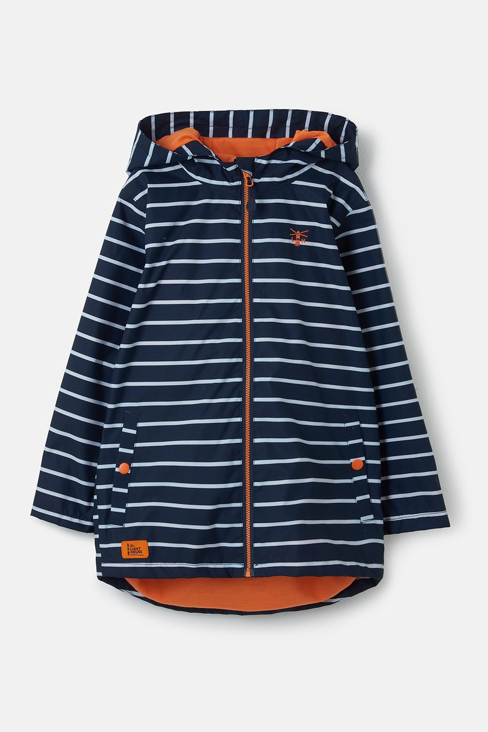 Ethan Jacket - Navy Stripe-Lighthouse