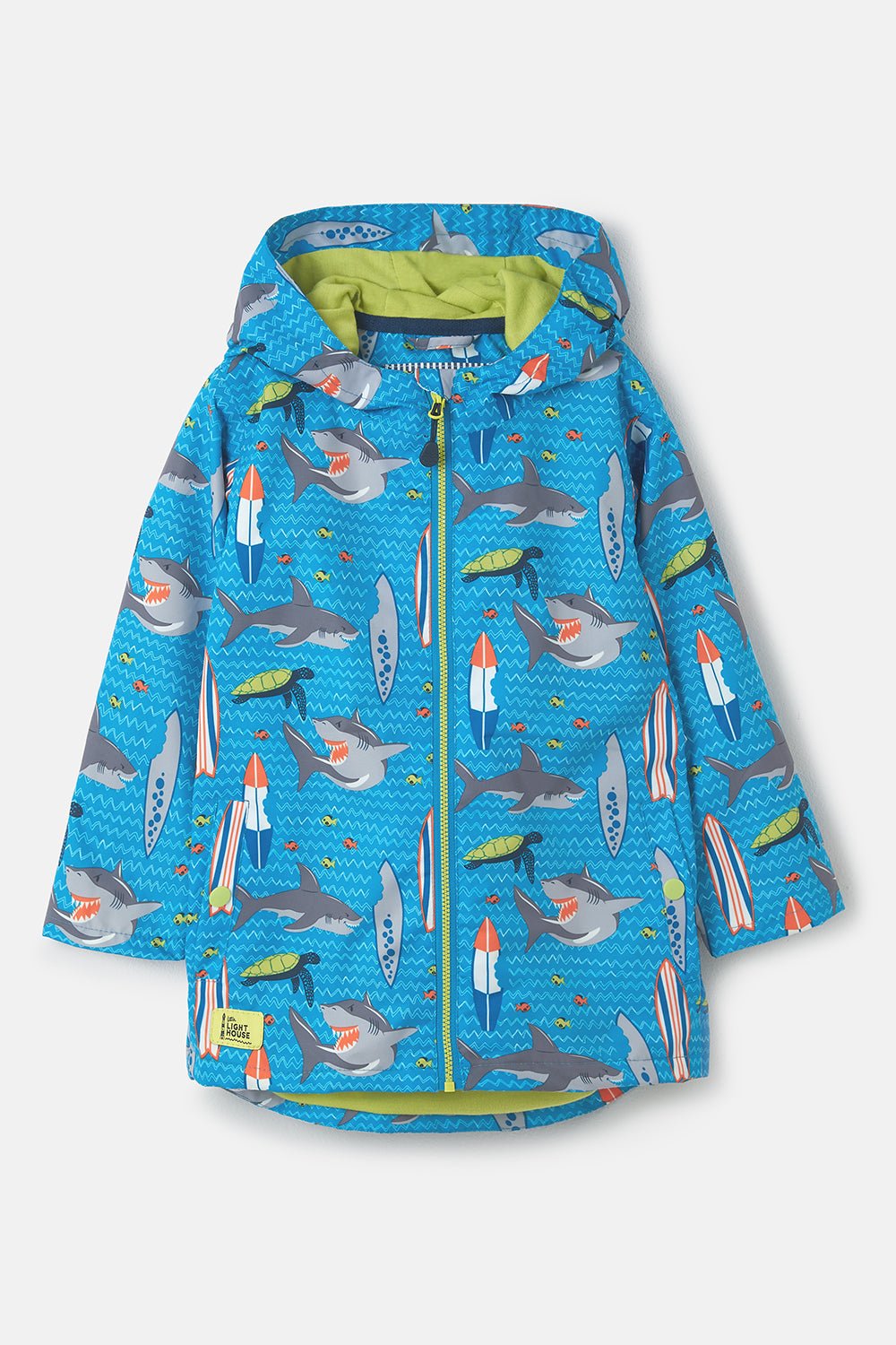 Ethan Jacket - Shark Surf Print-Lighthouse