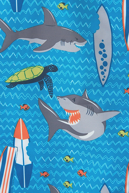 Ethan Jacket - Shark Surf Print-Lighthouse